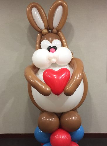 Giant Bunny with Heart